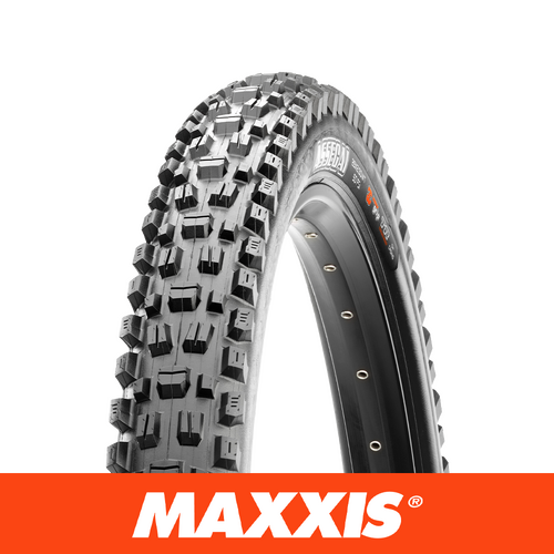 Maxxis Assegai 27.5" x 2.50" Tire (Wide Trail/Foldable Bead/Tubeless Ready/EXO Casing/60 TPI/Dual Compound) Black