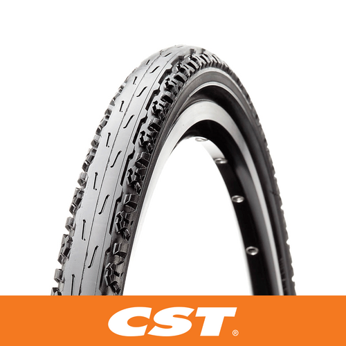 CST Semi Slick C1293 Wire Bead Tire 27.5" x 1.5" Black