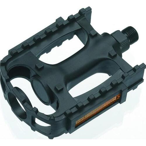 QBP Plastic MTB General Style Pedal 1/2" x 1/8" Black