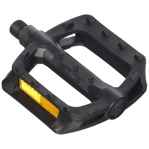 QBP Plastic MTB Platform Pedal 1/2" x 1/8" Black