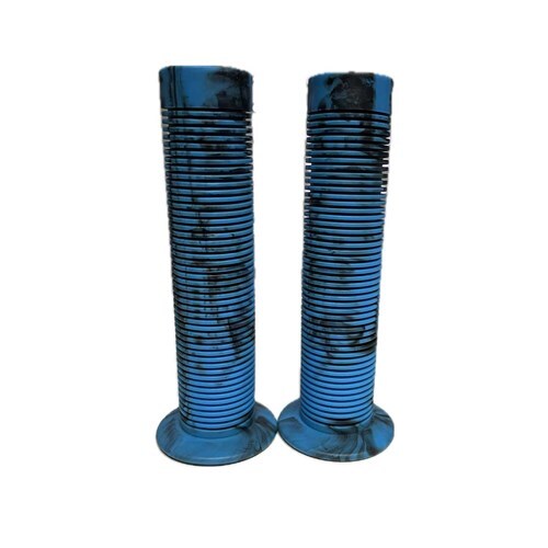 QBP Candy Sticks BMX Grips 130mm Black/Blue