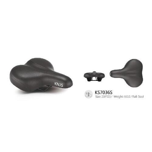 QBP Dofoho Knus Cruiser Saddle (Vacuum Sealed 258mm x 224mm 743g)