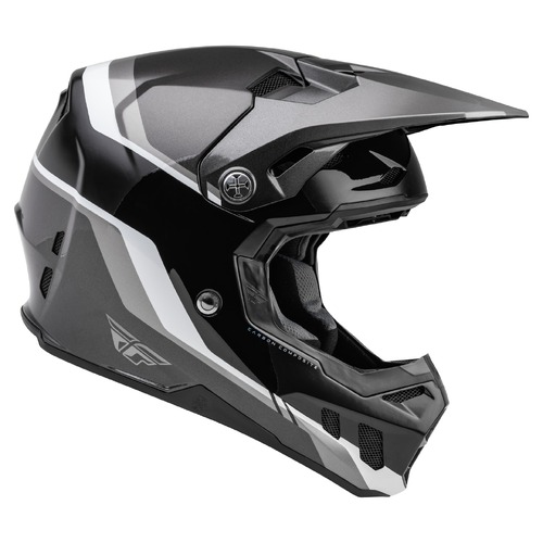 FLY Racing Formula CC Helmet Driver Black/Charcoal/White