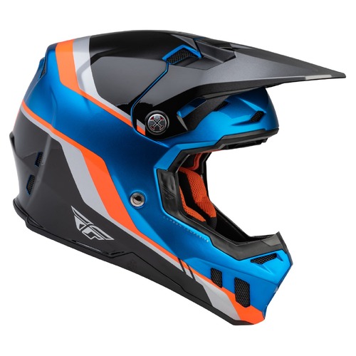 FLY Racing Formula CC Helmet Driver Blue/Orange/Black