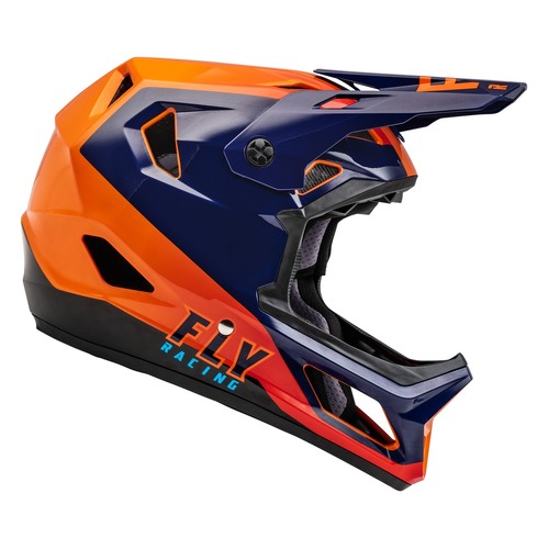 FLY Racing Rayce MTB/BMX Youth Helmet Navy/Orange/Red