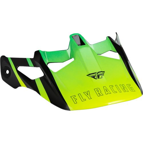 FLY Racing Replacement Peak for Werx-R Carbon Helmet Limited Edition Hi-Vis Yellow/Teal