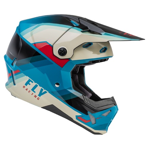 FLY Racing Formula CP Helmet Rush Black/Stone/Dark Teal