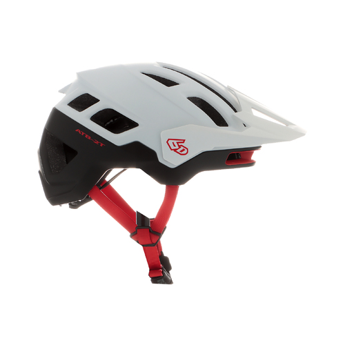 6D ATB-2T Accent Matte White/Black Helmet