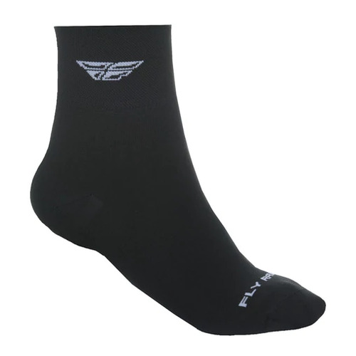 FLY Racing Shorty Socks Black/White