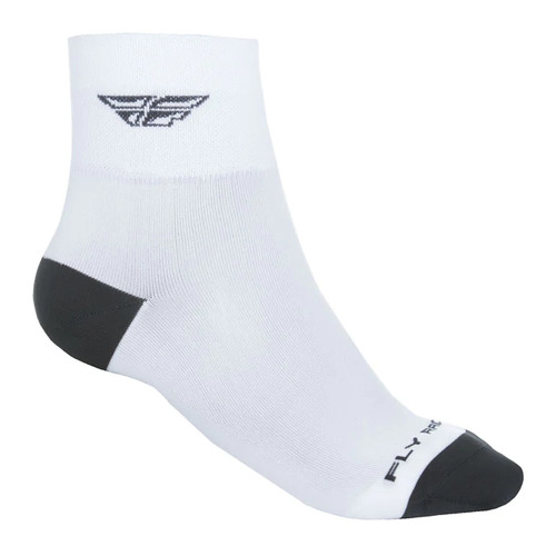 FLY Racing Shorty Socks White/Black