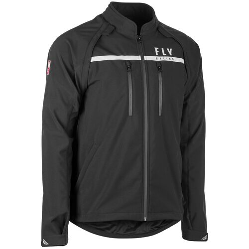 FLY Racing Patrol Softshell Jacket Black