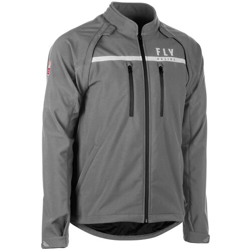 FLY Racing Patrol Softshell Jacket Grey