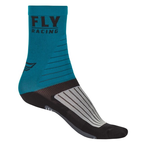 FLY Racing Factory Rider Socks Blue/Black/Grey