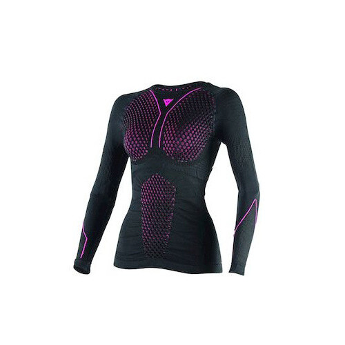 Dainese D-Core Thermo LS Ladies Tee Black/Fuchsia