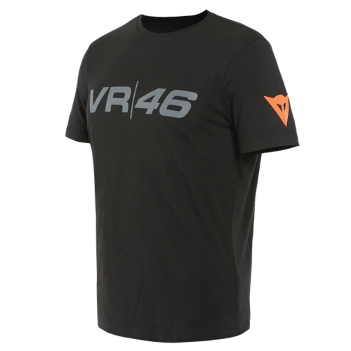 Dainese VR46 Pit Lane T-Shirt Black/Fluro Yellow