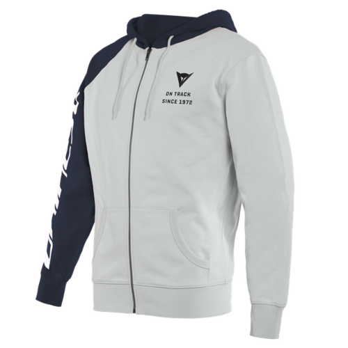 Dainese Paddock Hoodie Glacier Gray/Black Iris/Black