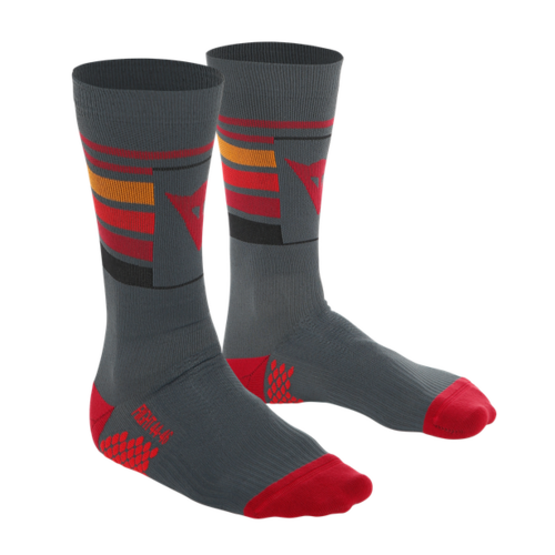 Dainese HG Hallerbos Socks Dark Grey/Red