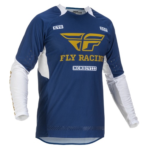 FLY Racing 2022 Evolution DST Jersey Navy/White/Gold