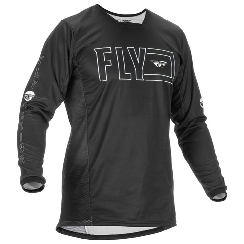 FLY Racing 2022 Kinetic Jersey Fuel Black/White