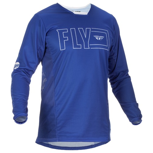 FLY Racing 2022 Kinetic Jersey Fuel Blue/White