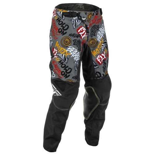 FLY Racing 2022 Kinetic Youth Pants Rebel Black/Grey