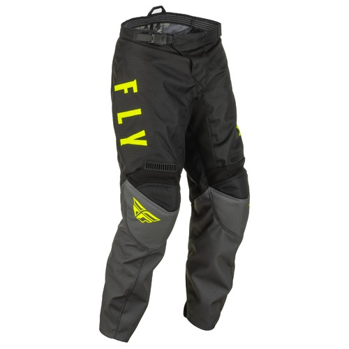 FLY Racing 2022 F-16 Youth Pants Grey/Black/Hi-Vis