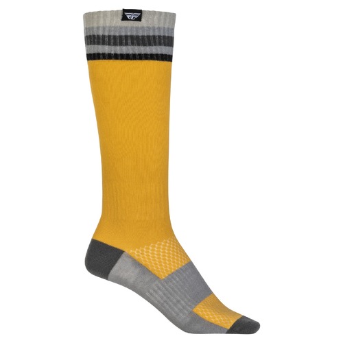 FLY Racing MX Thin Socks Yellow