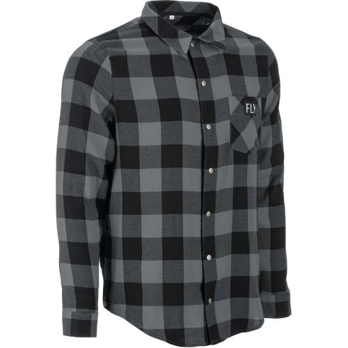 FLY Racing 2022 Tek Flannel Black/Grey