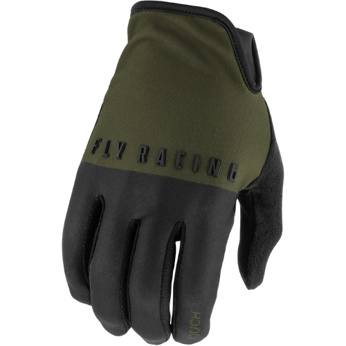FLY Racing 2022 Media Gloves Dark Forest Black