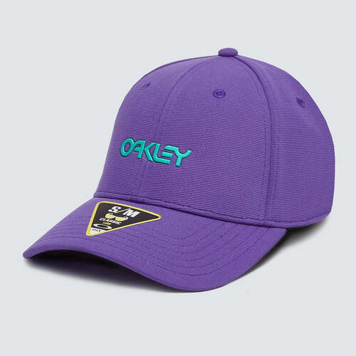 Oakley 6 Panel Stretch Metallic Hat Deep Violet