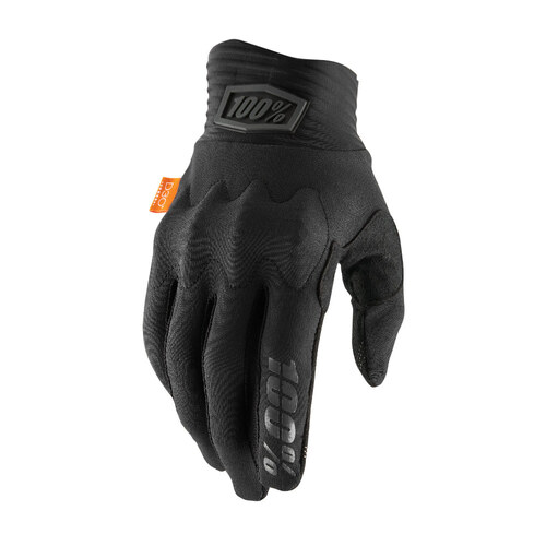100% Cognito D30 Gloves Black/Charcoal