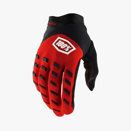 100% Airmatic Youth Gloves Red/Black