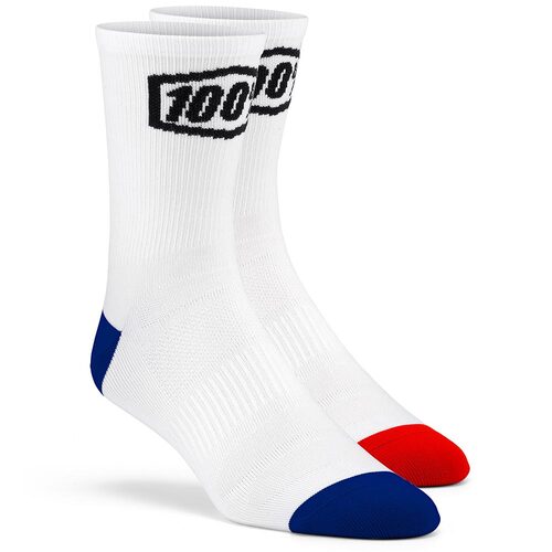 100% Terrain Socks White