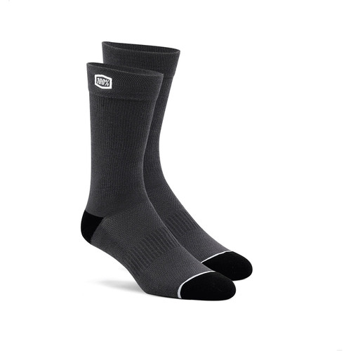 100% Solid Casual Socks Grey