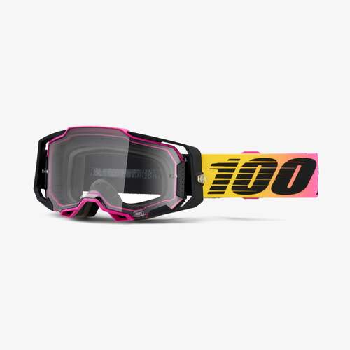 100% Armega Goggle 91 with Clear Lens
