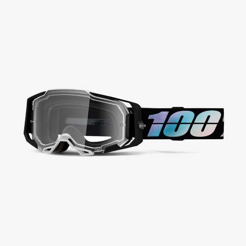 100% Armega Goggle Krisp with Clear Lens