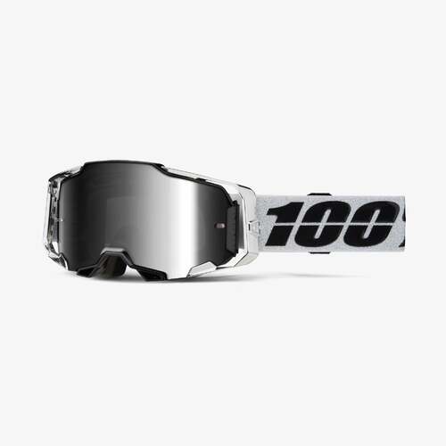 100% Armega Goggle Atac with Mirror Silver Lens