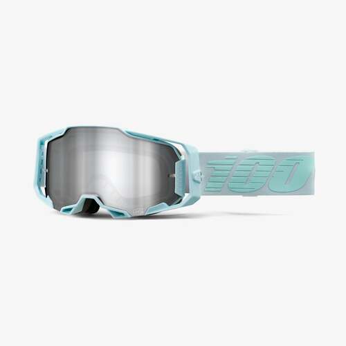 100% Armega Goggle Fargo with Mirror Silver Flash Lens