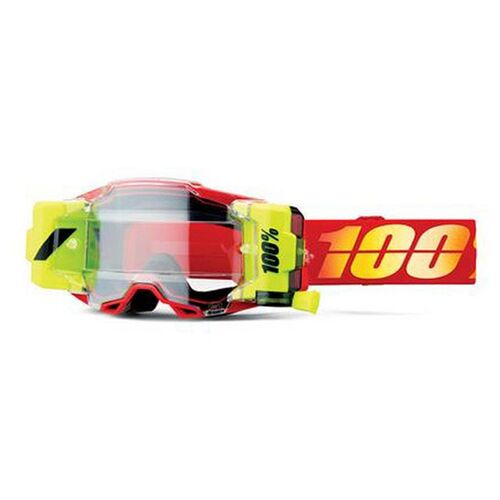 100% Armega Forecast Goggle Nukeltown with Clear Lens