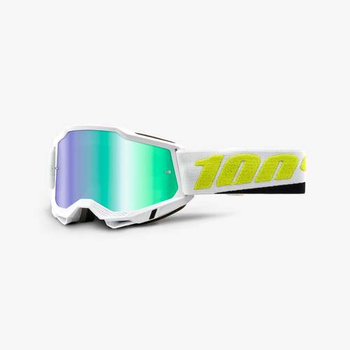 100% Accuri2 Goggle Peyote with Mirror Green Lens