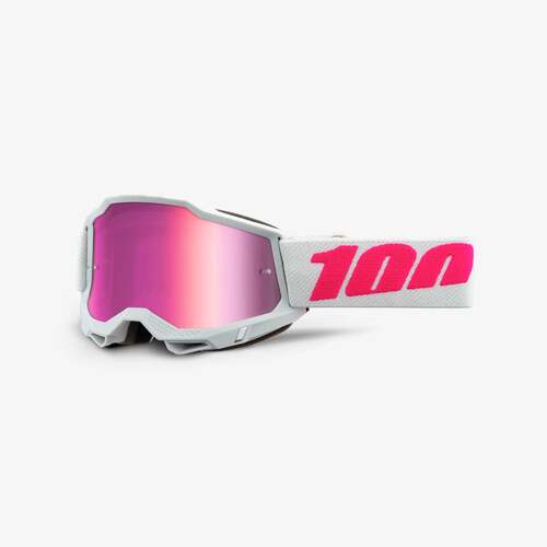100% Accuri2 Goggle Keetz with Mirror Pink Lens