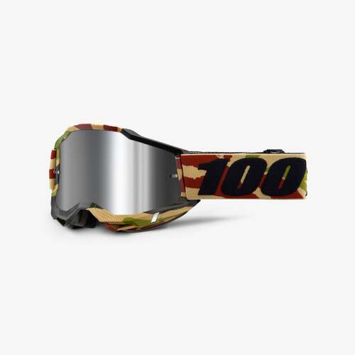 100% Accuri2 Goggle Mission with Mirror Silver Lens