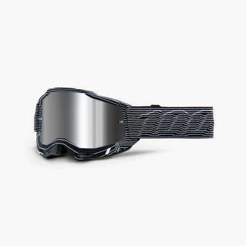 100% Accuri2 Goggle Silo with Mirror Silver Lens