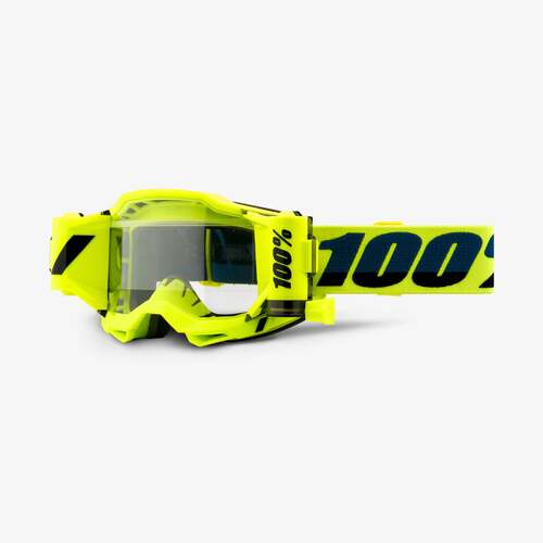 100% Accuri2 Forecast Goggles Yellow with Clear Lens