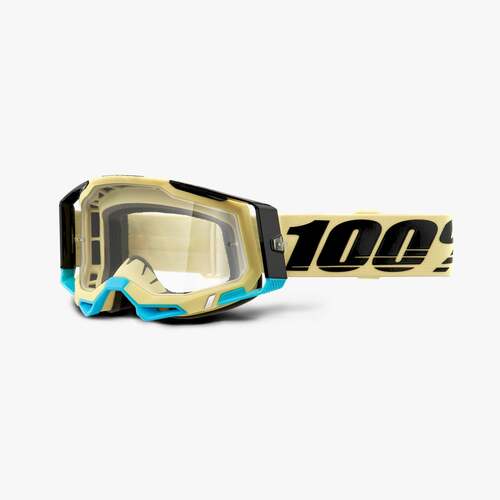 100% Racecraft2 Goggle Airblast with Clear Lens