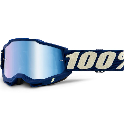 100% Accuri2 Goggle Deepmarine with Blue Mirror Lens