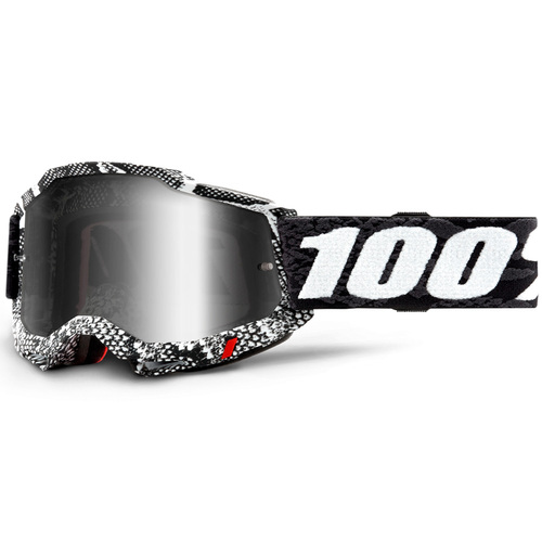 100% Accuri2 Goggle Cobra with Silver Mirror Lens