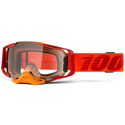 100% Armega Goggle Litkit with Clear Lens