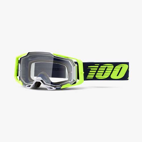 100% Armega Goggle Deker with Clear Lens