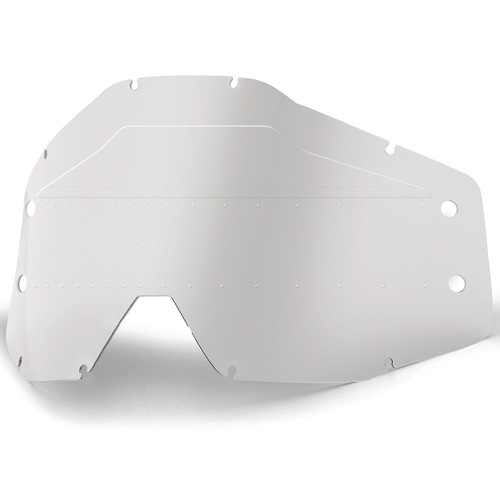 100% Clear Lens with Sonic Bumps for Racecraft, Accuri & Strata Forecast Goggles